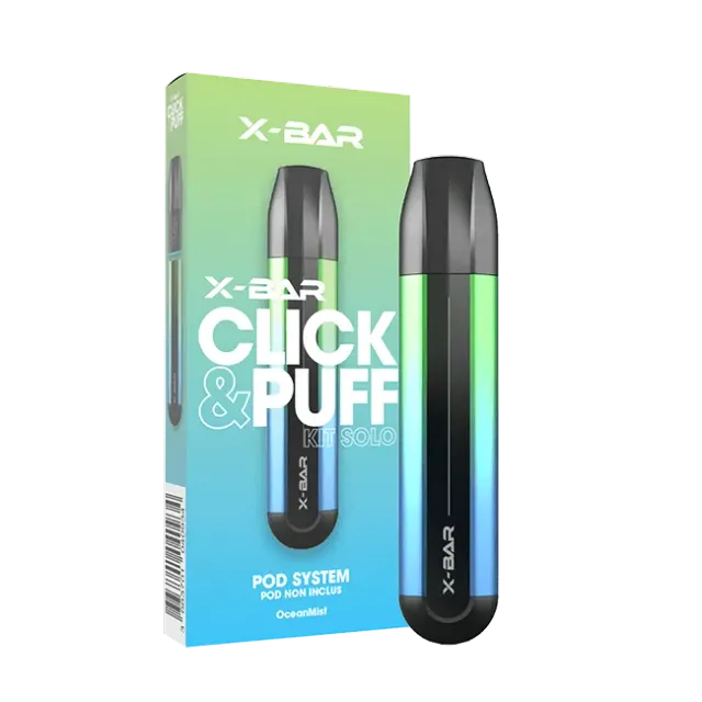 X-Bar Click & Puff Kit Solo sigaretta elettronica Ocean Mist
