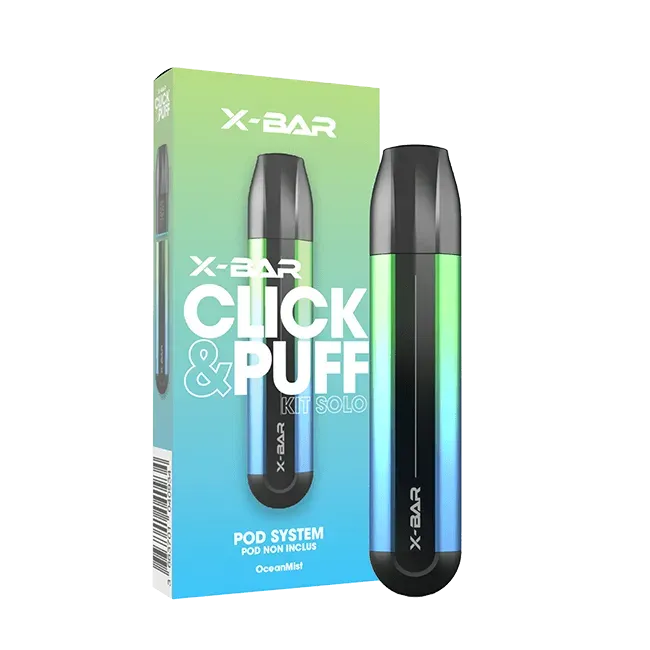 X-Bar Click & Puff Kit Solo sigaretta elettronica Ocean Mist