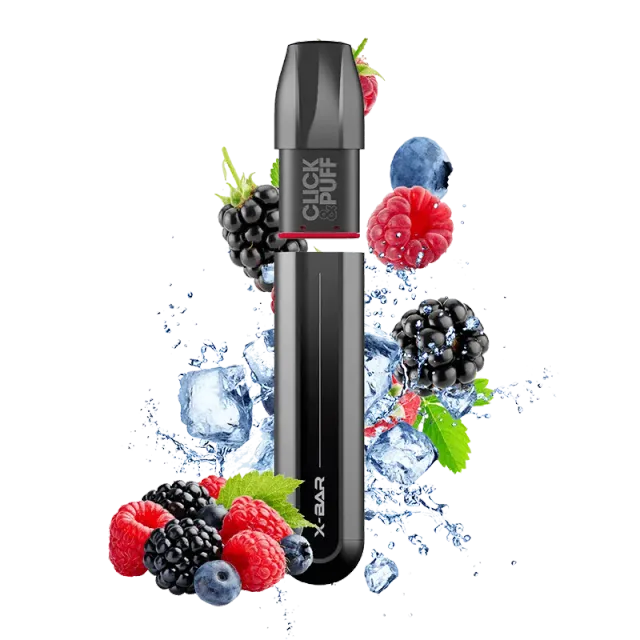 X-Bar Click & Puff Kit puff Red Fruits frutti rossi