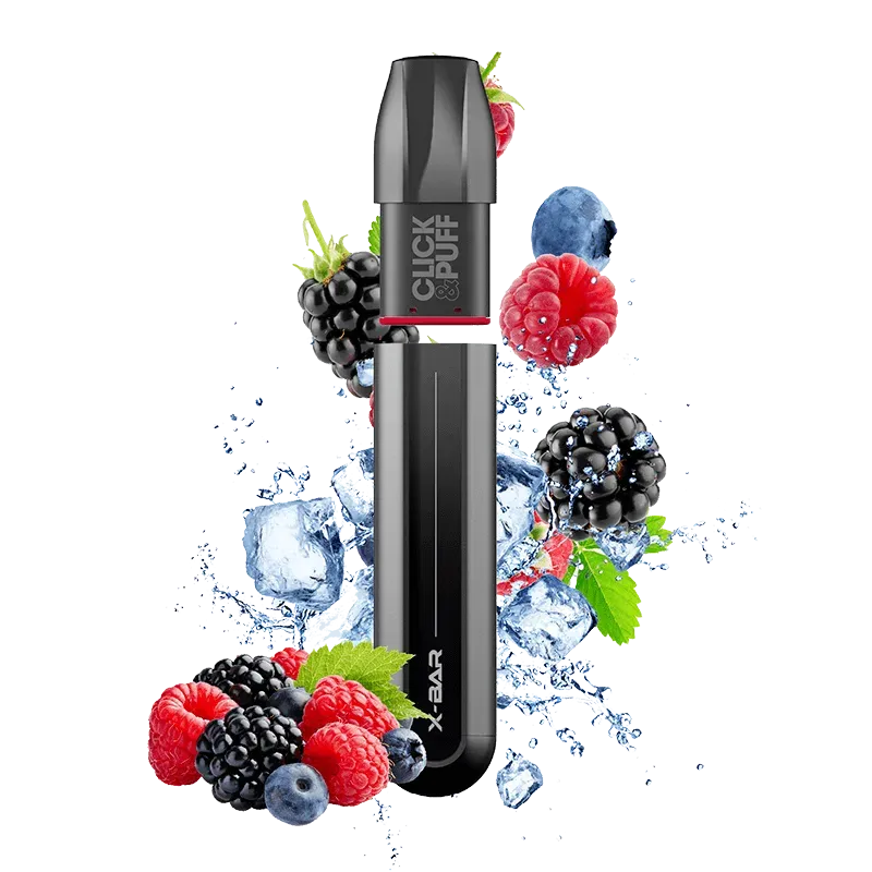 X-Bar Click & Puff Kit puff Red Fruits frutti rossi