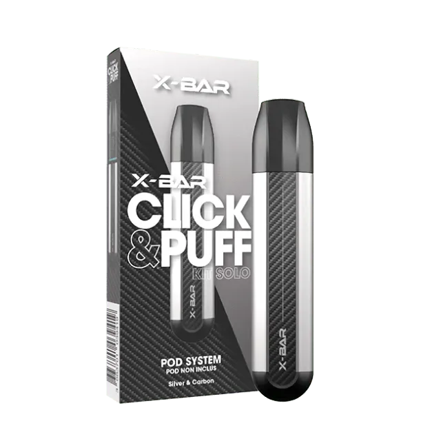 X-Bar Click & Puff Kit Solo sigaretta elettronica Silver