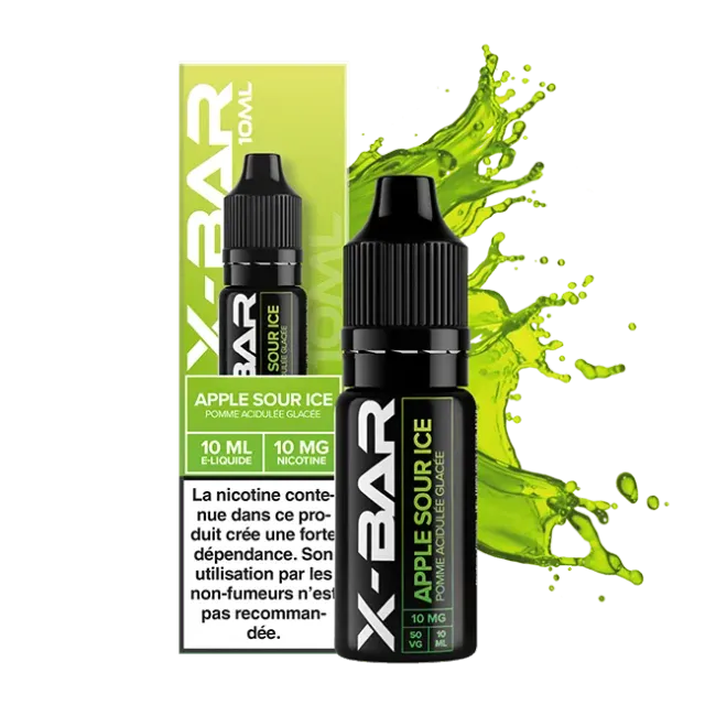 X-Bar E-liquid Sour Apple 10ml mela verde aspra