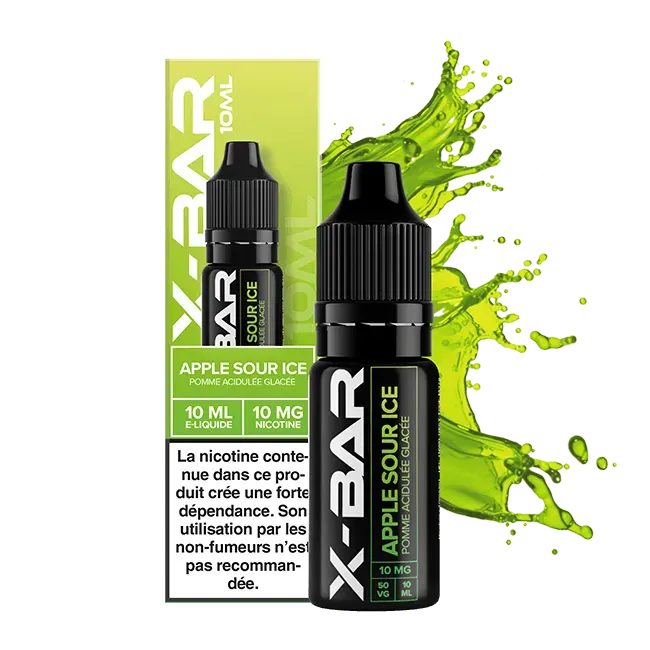 X-Bar E-liquid Sour Apple 10ml mela verde aspra