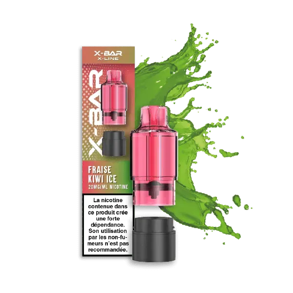 X-Bar 650 X-Line Strawberry Kiwi pod precaricata fragola