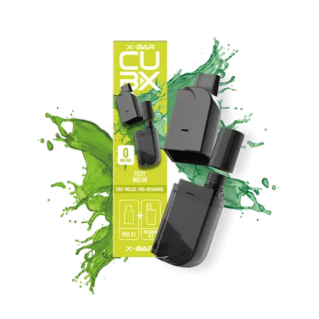 X-Bar CUB-X pod Fizzy Melon 2 pezzi fresco