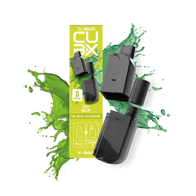 X-Bar CUB-X pod Fizzy Melon 2 pezzi fresco