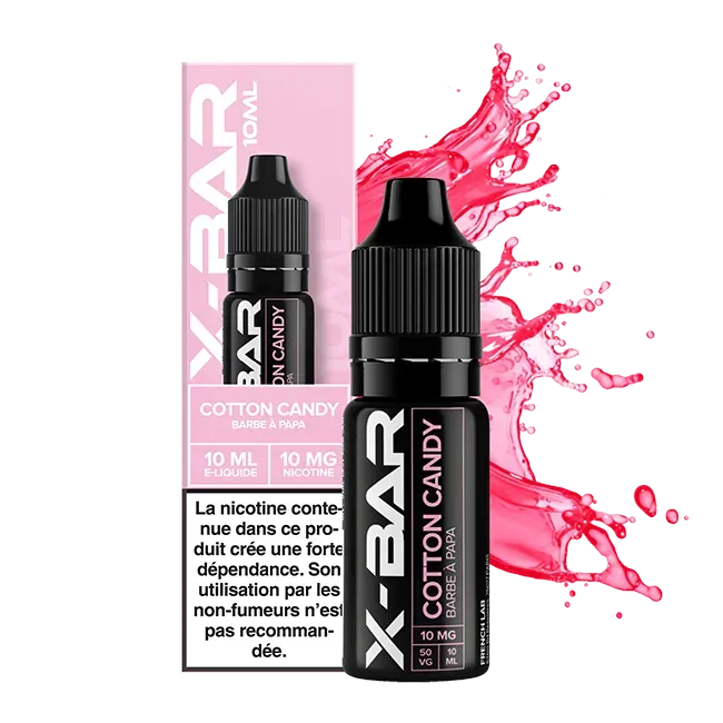 X-Bar Liquido Cotton Candy 10ml dolce