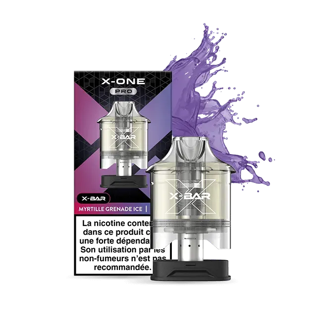 X-Bar X-One Pro Pod Mirtillo Melograno Ice 2pz