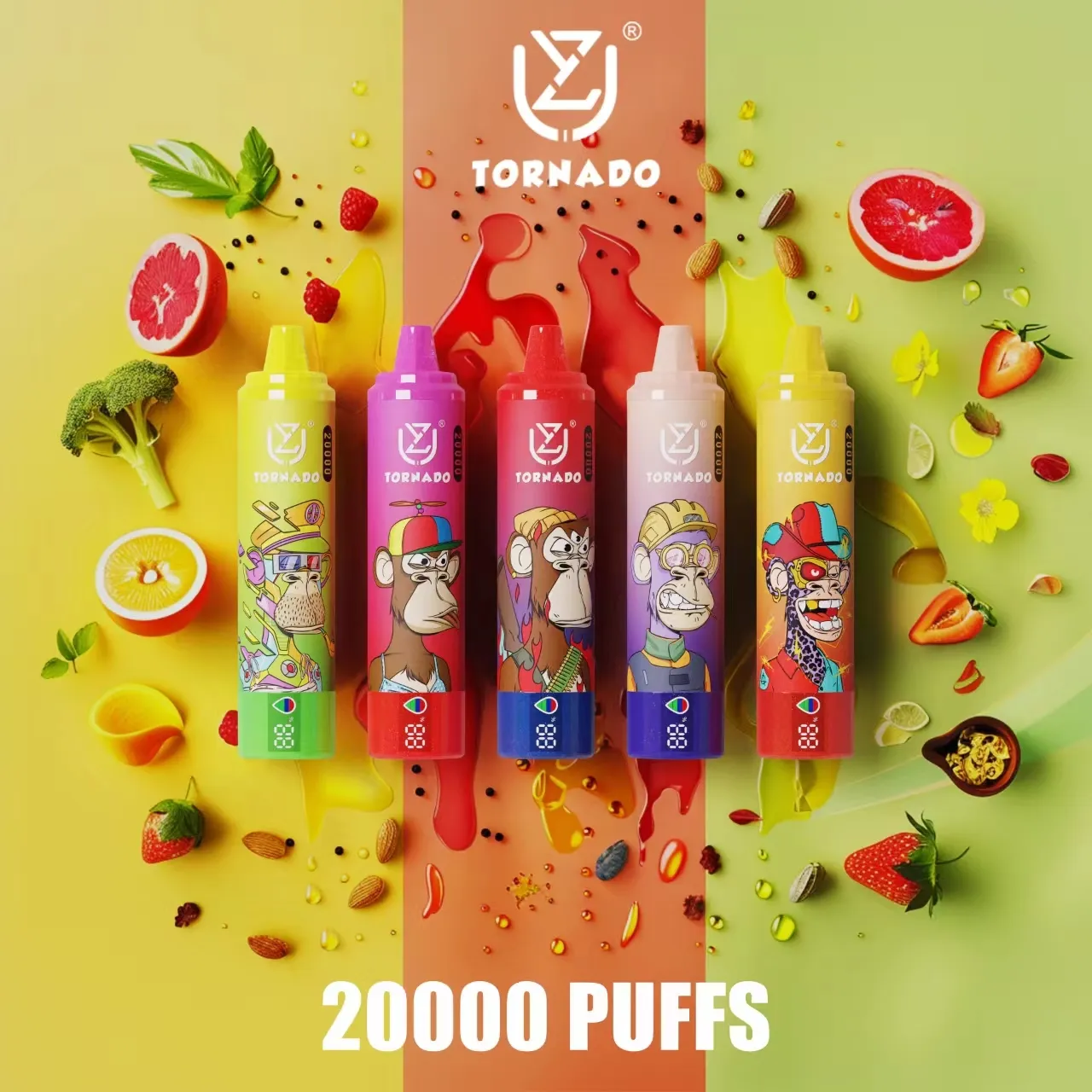 UZY Tornado 20000 Sigaretta Elettronica Usa e Getta 28ml 20K Puff