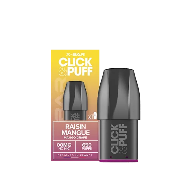 X-Bar Click Puff Mango Grape pod ricambio
