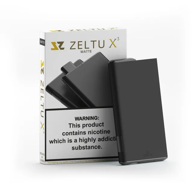 Zeltu X3 Pod Kit Metallic Jet Black ultrasottile