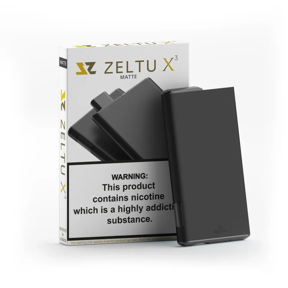 Zeltu X3 Pod Kit Metallic Jet Black ultrasottile