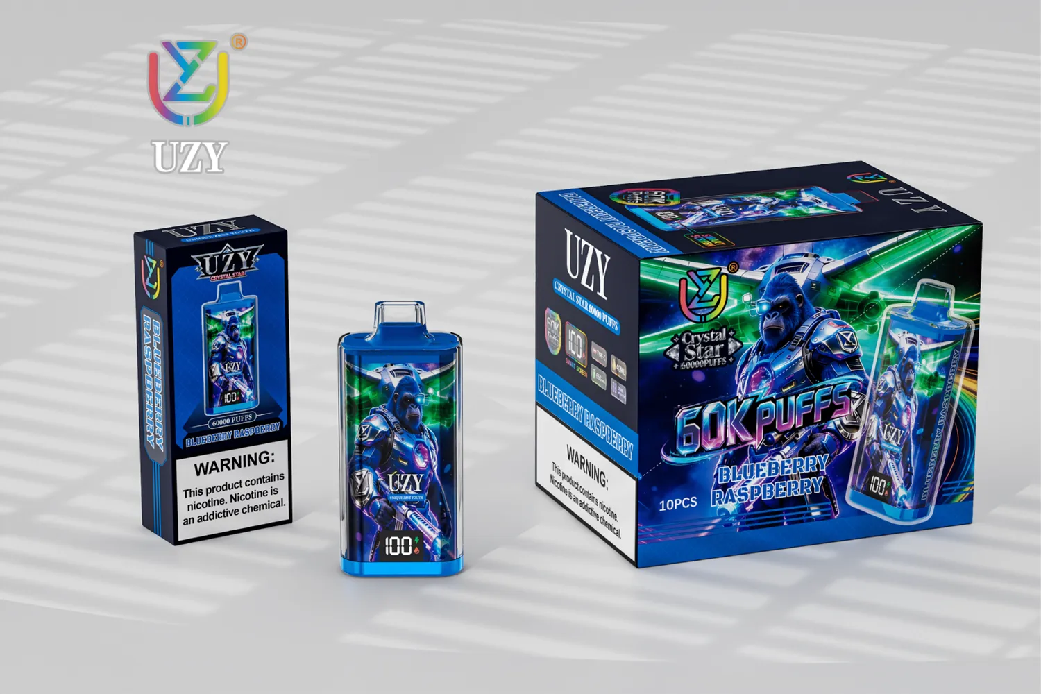 UZY Crystal Star 60000 Sigaretta Elettronica Usa e Getta 40ml