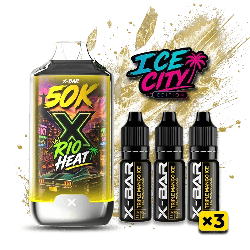X-Bar 50K Ice City Rio Heat Usa e Getta Ghiacciato
