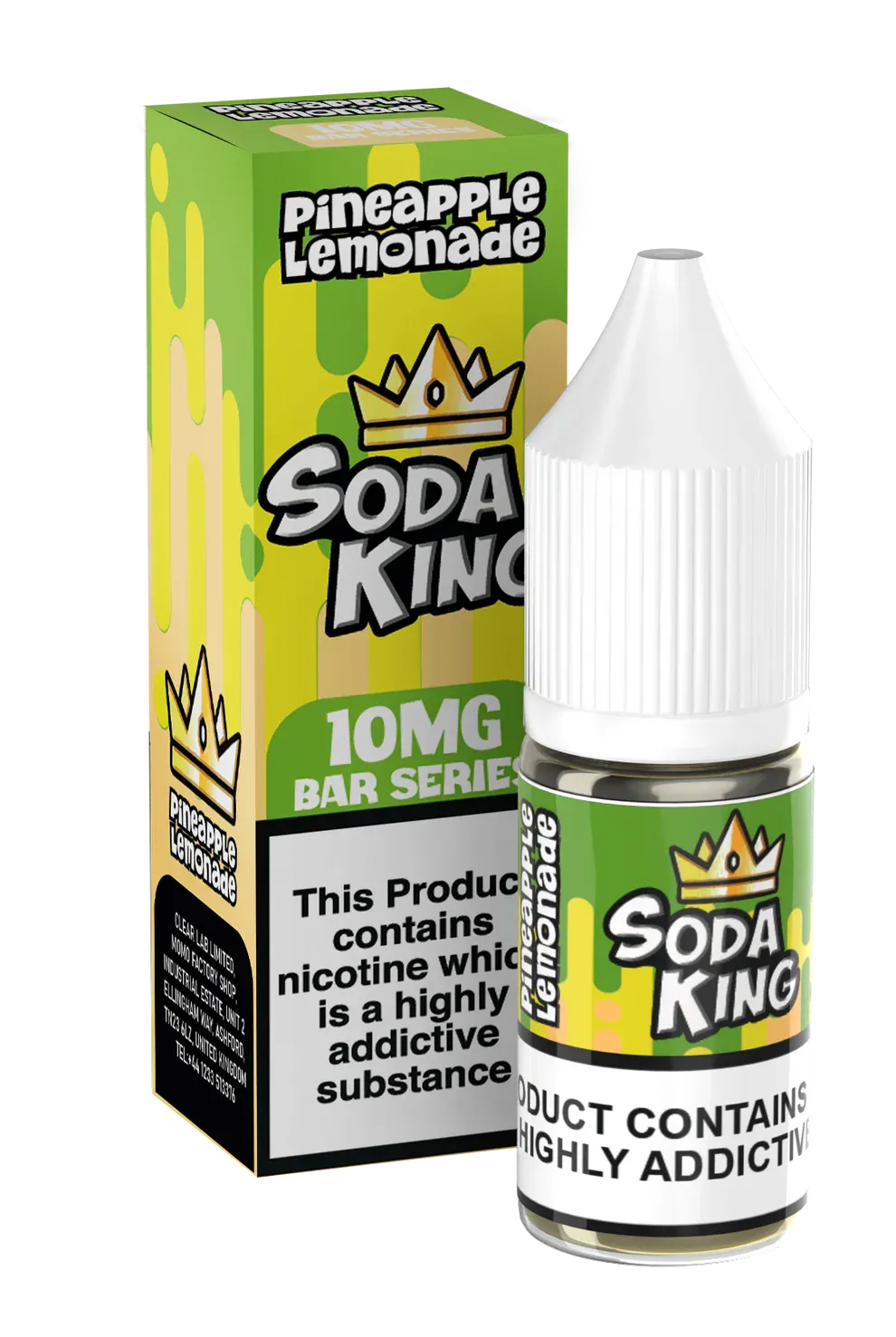 Zeltu Soda King Cherry Sour Raspberry liquido 10ml 10mg fruttato