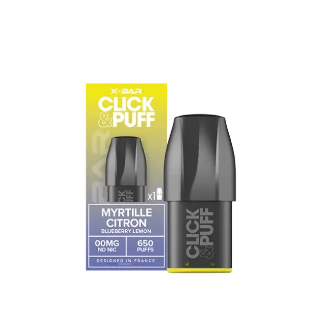 X-Bar Click & Puff Pod Mirtillo Limone