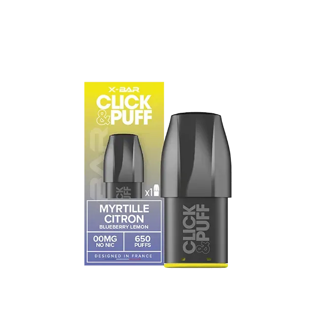 X-Bar Click & Puff Pod Mirtillo Limone