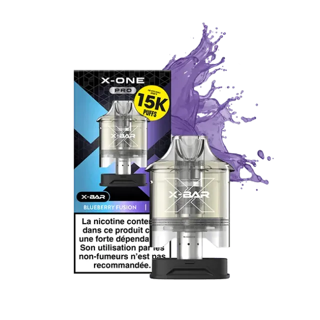X-Bar X-One Pro puff Blueberry Fusion mirtillo