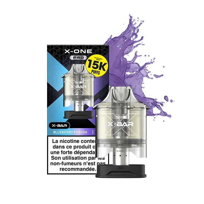 X-Bar X-One Pro puff Blueberry Fusion mirtillo