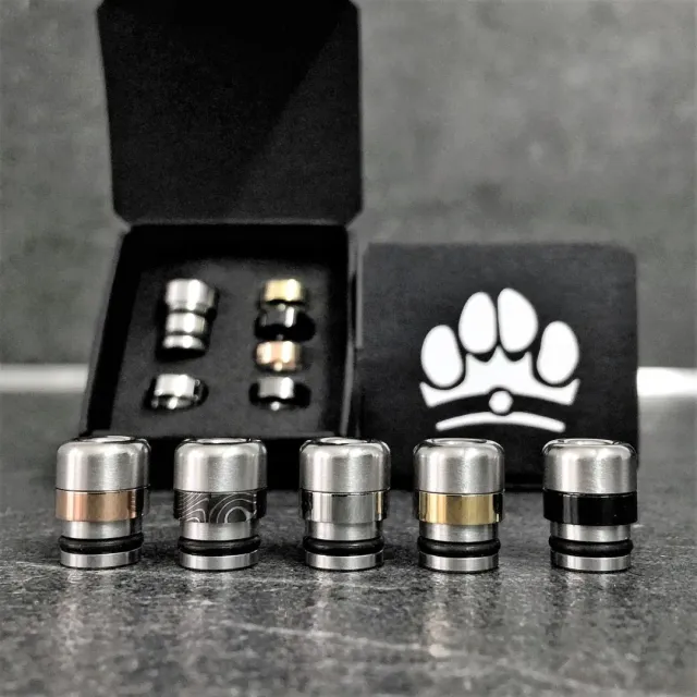 Animodz King Pack Tick drip tip 510 inox 6 pezzi