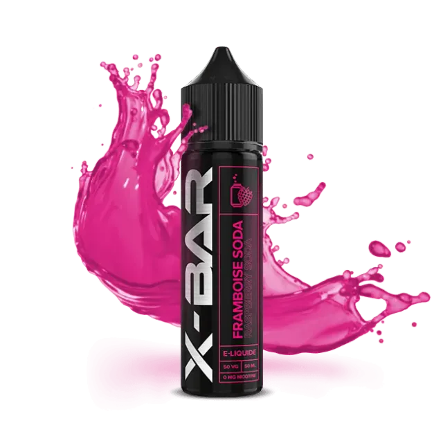 X-Bar Liquido 50ml Framboise Soda Lampone Frizzante