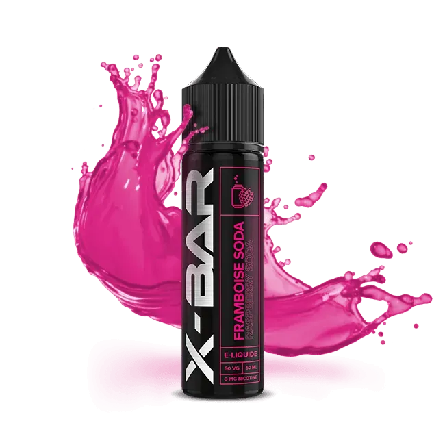 X-Bar Liquido 50ml Framboise Soda Lampone Frizzante