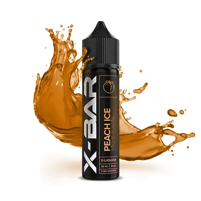 X-Bar Liquido 50ml Peach Ice Pesca Ghiacciata