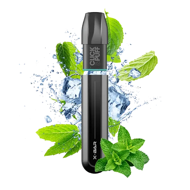 X-Bar Click & Puff Kit Cool Mint gusto menta