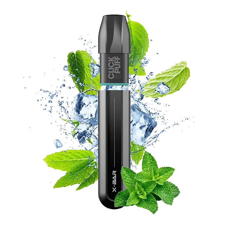 X-Bar Click & Puff Kit Cool Mint gusto menta