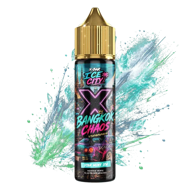 X-Bar Ice City liquido 50ml Star Mint menta glaciale