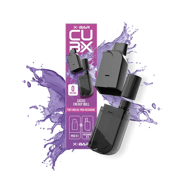 X-Bar CUB-X 2 Pod BLK Energy Bull energy drink