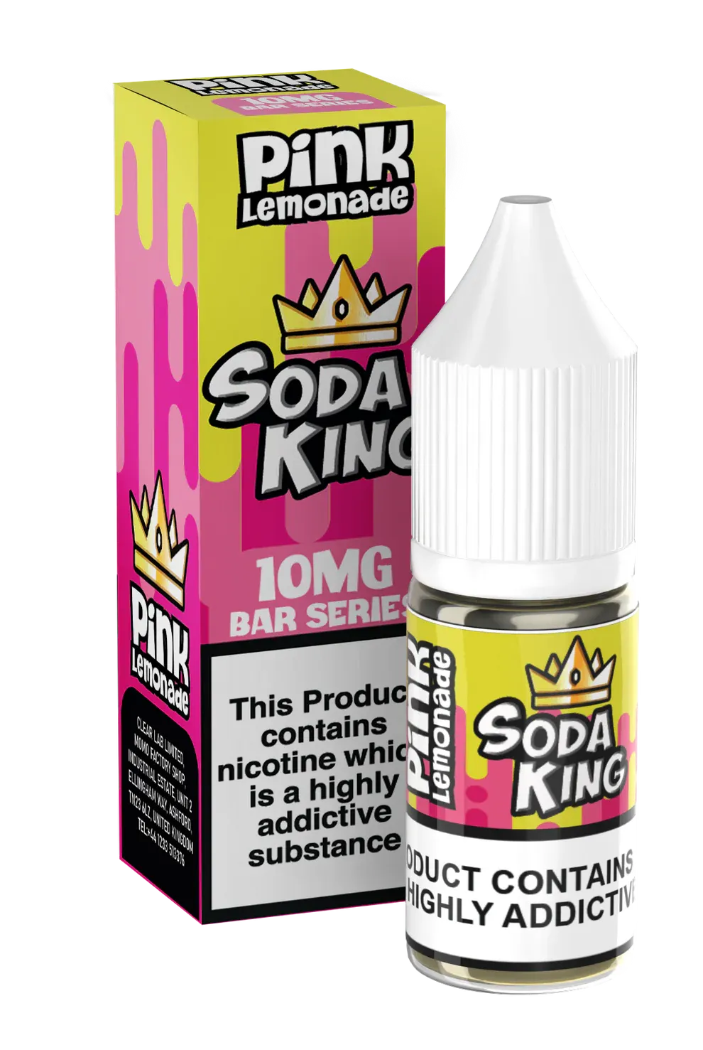 Zeltu Soda King Cherry Sour Raspberry liquido 10ml 10mg fruttato