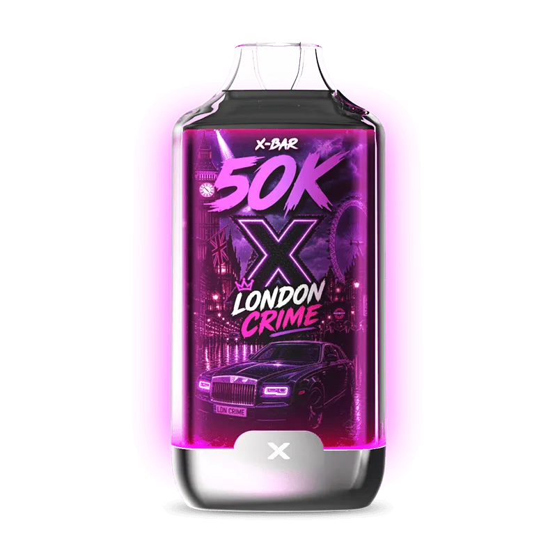 X-Bar 50K Ice City puff London Crime ghiaccio