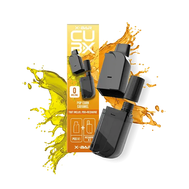 X-Bar 650 Cub-X Pod Pop Corn Caramel 2 pezzi dolce