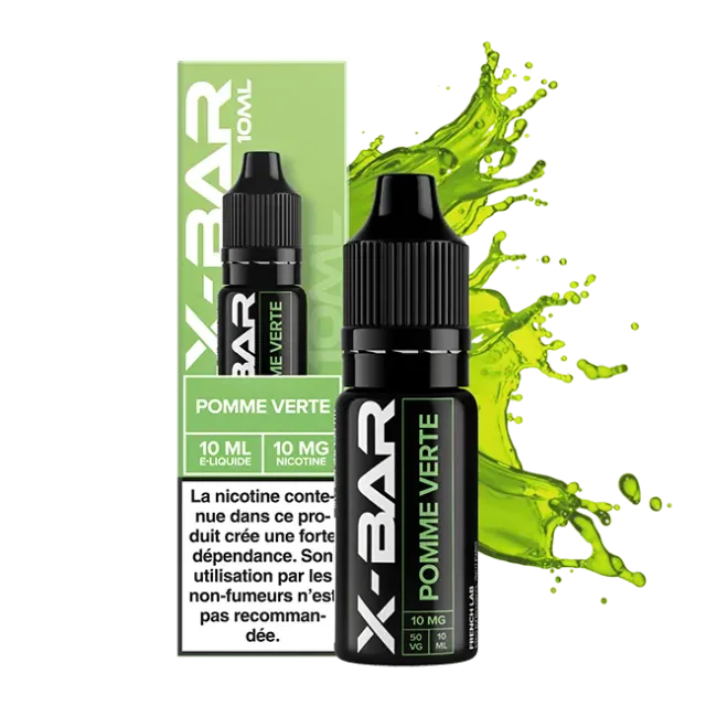 X-Bar 650 Green Apple liquido sigaretta elettronica 10ml fresco