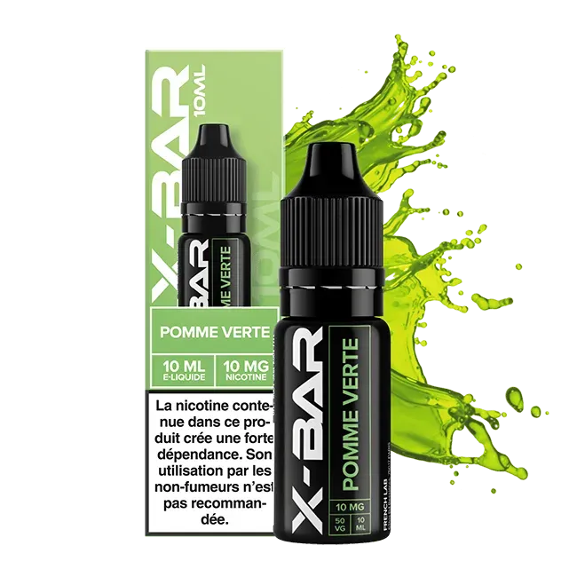 X-Bar 650 Green Apple liquido sigaretta elettronica 10ml fresco