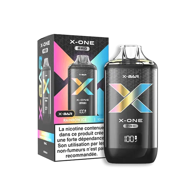 X-Bar X-One Pro kit rainbow ice ricaricabile fruttato fresco