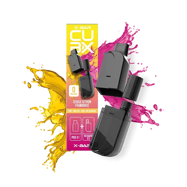 X-Bar Cub-X Pod Cherry Lemon Raspberry 2 pezzi
