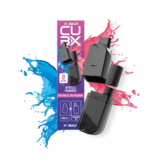 X-Bar CUB-X 2 pod Blueberry Raspberry mirtillo