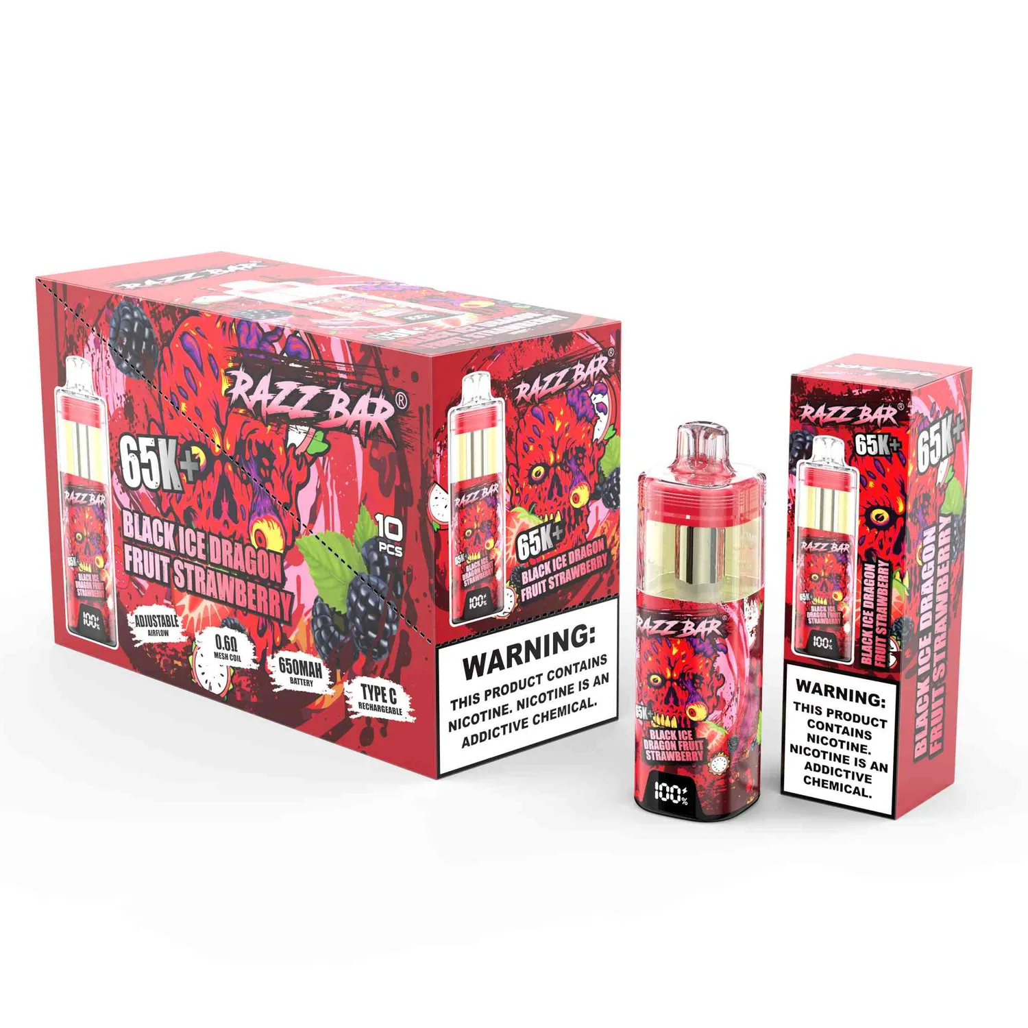 Razz Bar 65K+ puff usa e getta big cloud