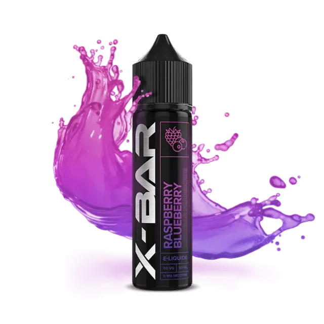 X-Bar 650 Raspberry Blueberry liquido 50ml lampone mirtillo