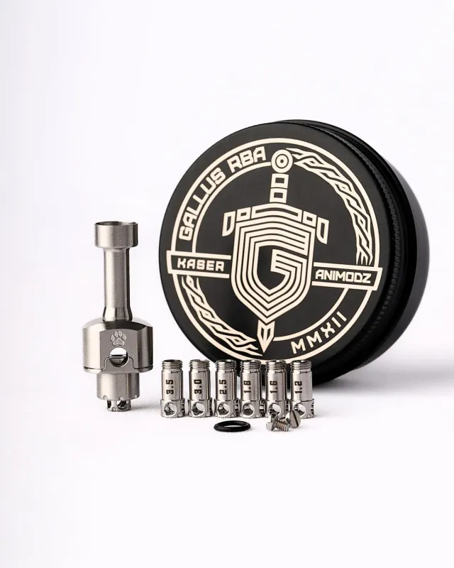 Animodz Gallus RBA atomizzatore rigenerabile Boro 7 pin