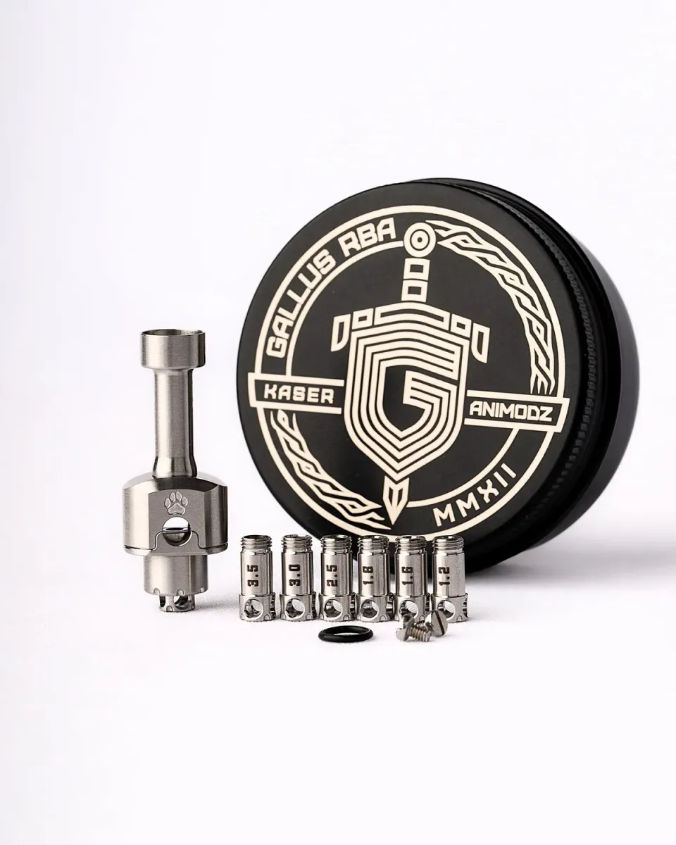 Animodz Gallus RBA atomizzatore rigenerabile Boro 7 pin