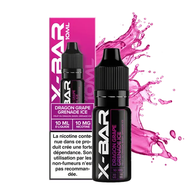 X-Bar Liquido Dragon Grape Grenade 10ml uva