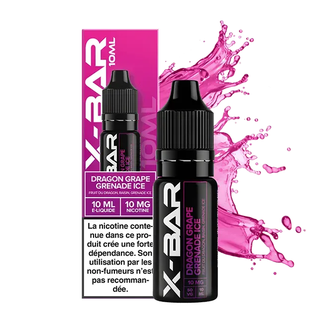 X-Bar Liquido Dragon Grape Grenade 10ml uva