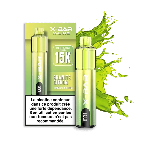 X-Bar X-Line Kit Granita Lemon Ricaricabile Agrumato
