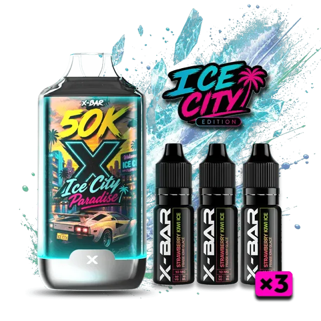 X-Bar 50K Ice City Sigaretta Elettronica Paradise 50K Puff