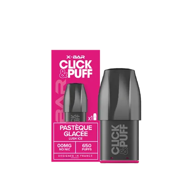 X-Bar 650 Click & Puff pod Lush Ice anguria fresca