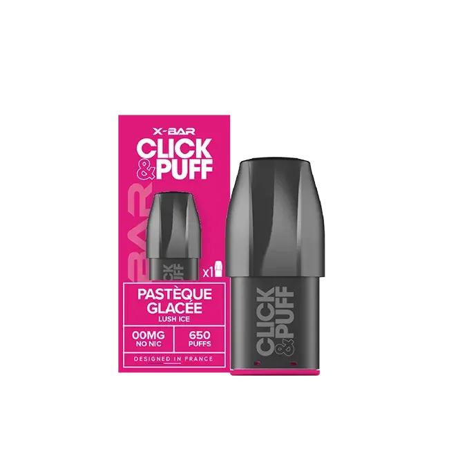 X-Bar 650 Click & Puff pod Lush Ice anguria fresca