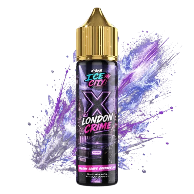 X-Bar Ice City Dragon Grape Grenade liquido 50ml frutto drago